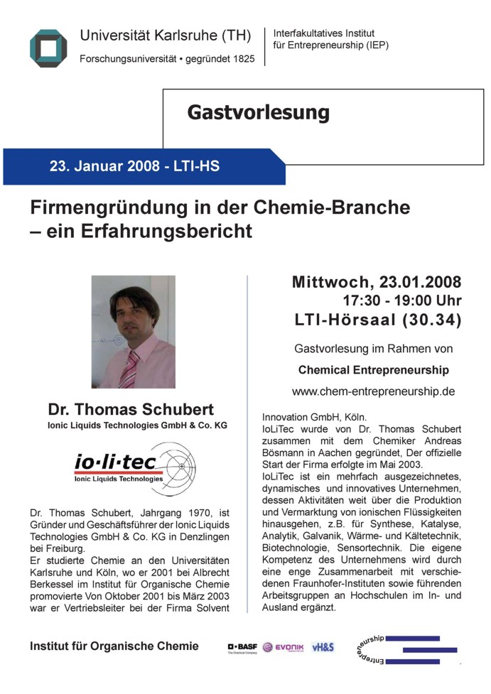 Dr. Thomas Schubert